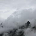 Hornberg in Wolken