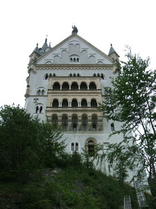 Schloss Neuschwanstein, Rückseite