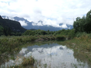 Stauwasser am Lech bei Füssen