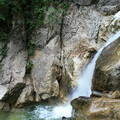 Kleiner Wasserfall der Pöllat