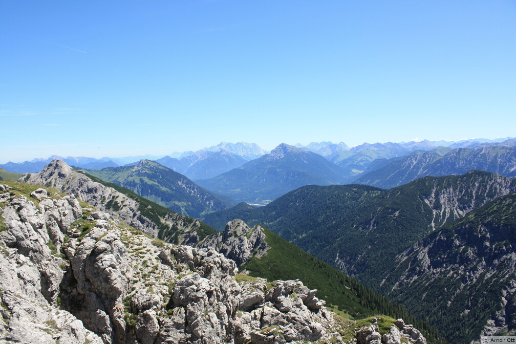Tannheimer Berge von der Sulzspitze 