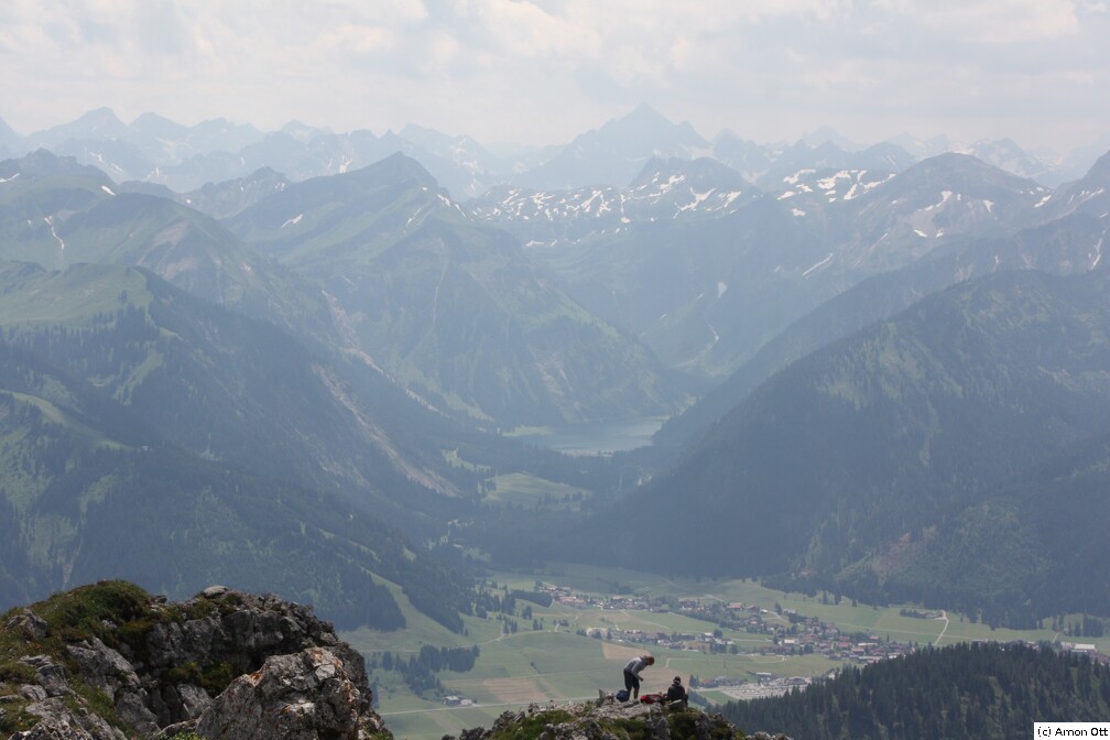 Kletterer am Aggenstein