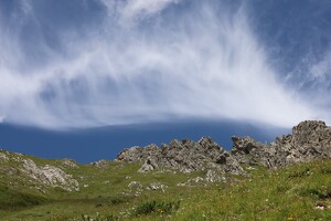 Windwolken am Saalfelder Höhenweg