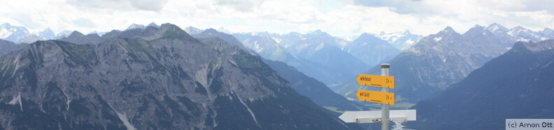 Alpen 2009 - Tannheimer Berge von der Gaichtspitze
