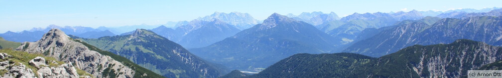 Alpen 2009 - Tannheimer Berge von der Sulzspitze 