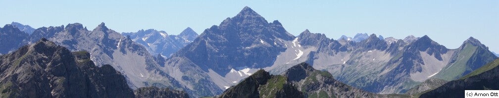 Alpen 2009 - Hochvogel von der Sulzspitze 