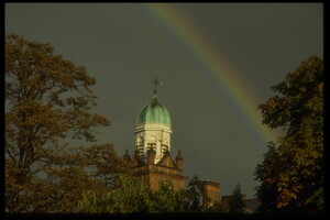 Rainbow over House in Seafield, Dublin, 1995