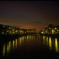 The Liffey in Dublin at night, 1995