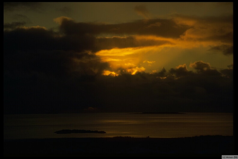 Sunset over Fintragh Bay, Co. Donegal, 1995