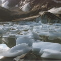 Lake beneath Angel Glacier on Mt. Edith Cavell