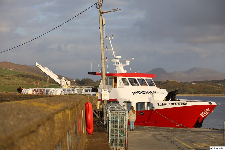 Inishbofin ferry in Cleggan