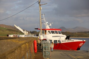 Inishbofin ferry in Cleggan
