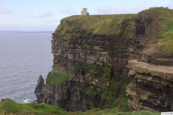 Cliffs of Moher with O'Brien's Tower