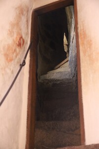 Treppe in Sankt Ols Kirke in Olsker