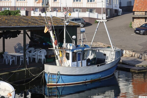 Fischerboot im Sandvig Havn