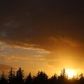 Sonnenuntergang vom Pælebjerg