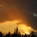 Sonnenuntergang vom Pælebjerg