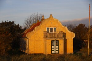 Altes Haus in Sønderho im Morgenlicht