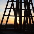 Sonnenuntergang am Kåveren in Sønderho
