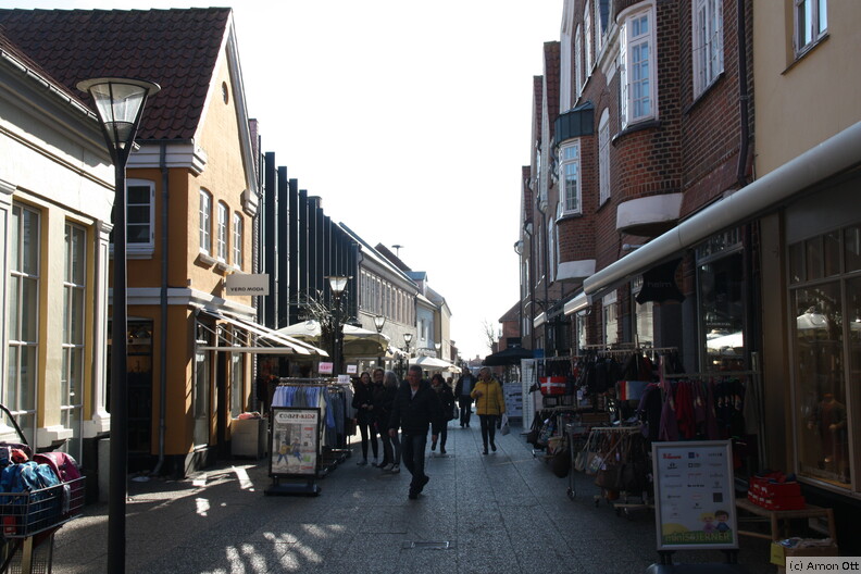Einkaufsstraße in Ringkøbing