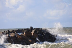 Felseninsel am Thorsminde Strand