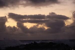 Wolken am Trans Strand