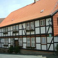Altes Fachwerkhaus im Schloss Wernigerode