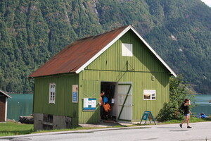 Bücherscheune in Fjærland