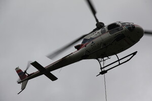 Hubschrauber bei Jordal