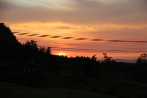 Abendhimmel in Fonnebost