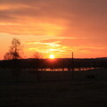 Sonnenuntergang in Gällsås