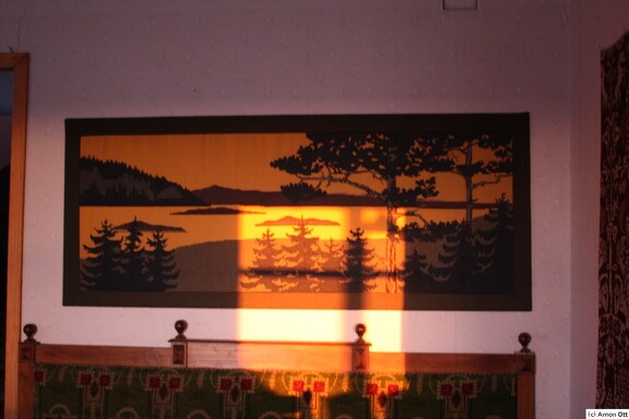 Sonnenuntergangsbild in Gällsås