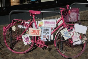 Politisches Fahrrad in Michelstadt
