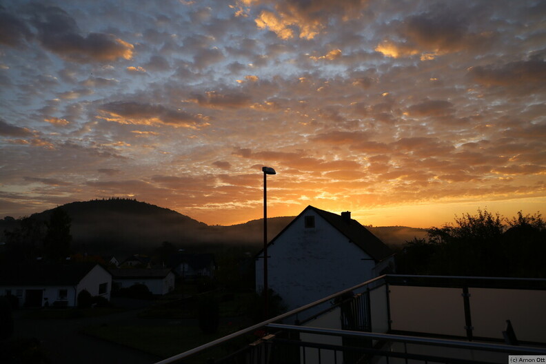 Sonnenaufgang in Neunkirchen