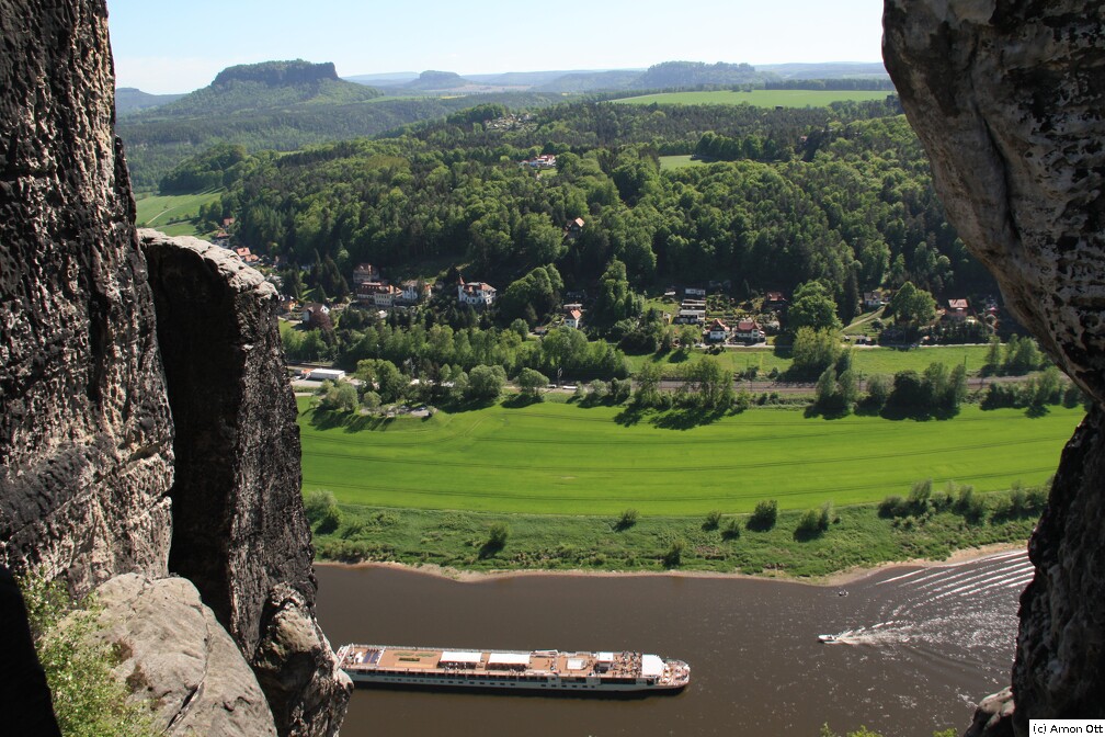 Blick von der Basteibrücke