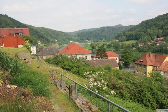 Aufstieg zur Festung Königstein