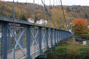 Hängebrücke über die Fulda