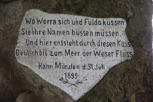 Inschrift Weserstein